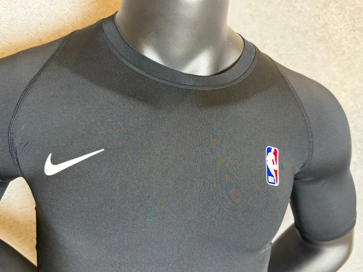 View 4 of Black Short Sleeve Compression Shirt · Style 101