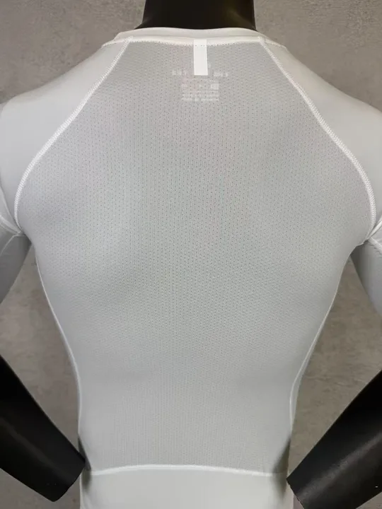 View 4 of White Short Sleeve Compression Shirt · Style 005