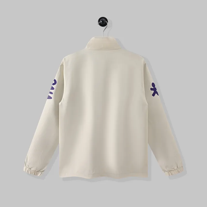 View 2 of Nike Brazil White Stand Collar Windbreaker Jacket