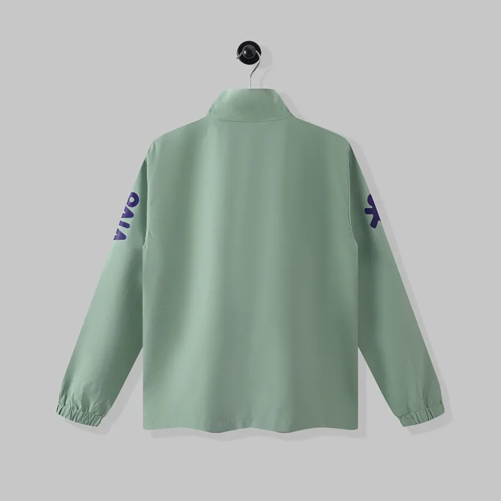 View 2 of Nike Brazil Green Stand Collar Windbreaker Jacket