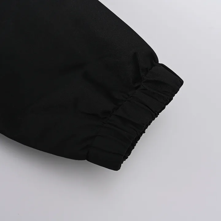 View 4 of Jordan Brazil Black Stand Collar Windbreaker Jacket