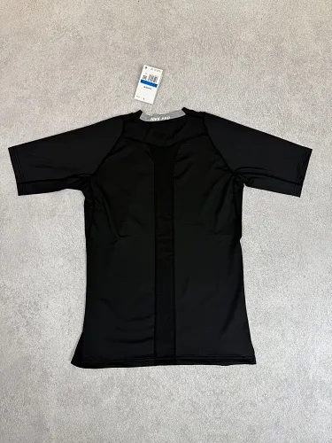 View 2 of Black Short Sleeve Compression Shirt · Style 008