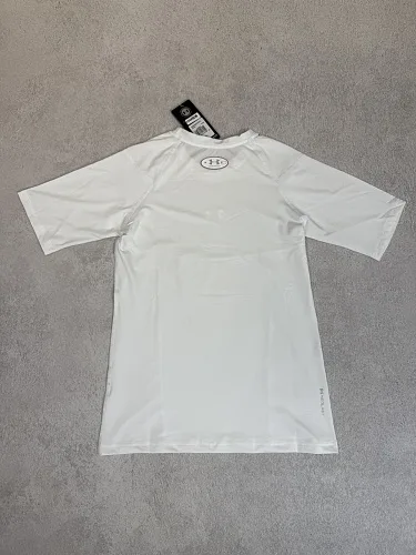 View 2 of White Short Sleeve Compression Shirt · Style 204