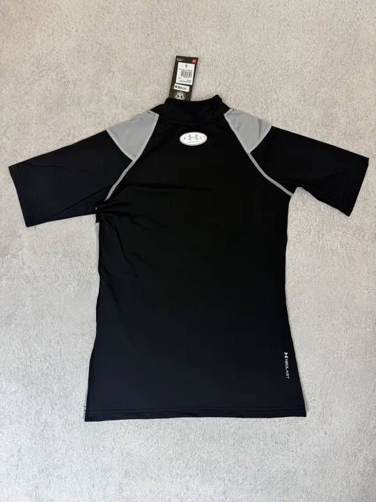 View 4 of Black Short Sleeve Compression Shirt · Style 207