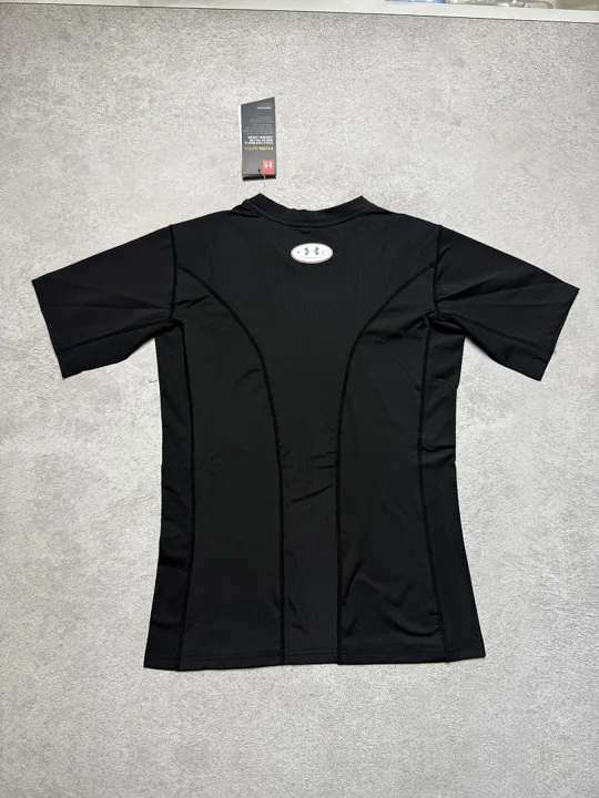 View 4 of Black Short Sleeve Compression Shirt · Style 210