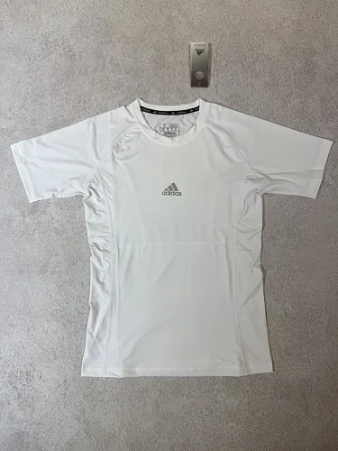 View 2 of White Short Sleeve Compression Shirt · Style 301