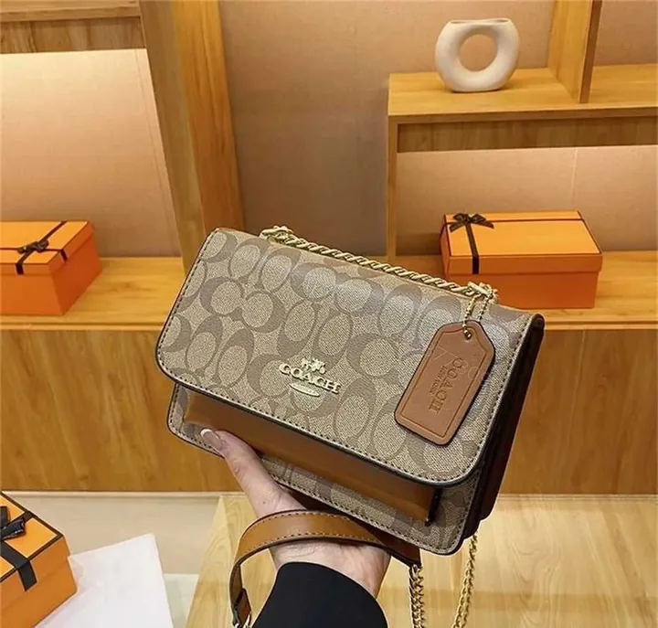 View 1 of FIRST COPY Coach Klare Signature Crossbody Bag