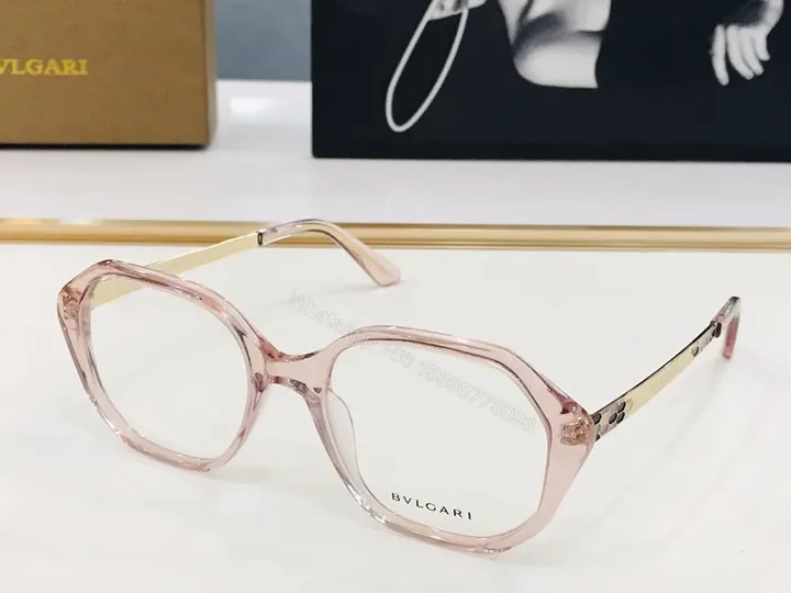 View 1 of Bold Pink Translucent Frames: BVLGARI All-Day Comfort Eyewear
