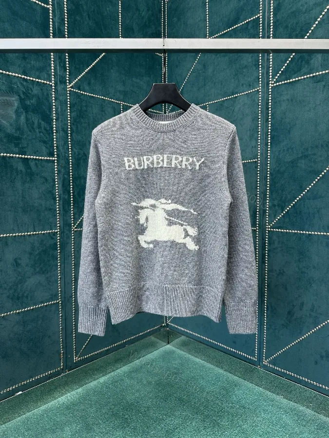 View 1 of Grey Knit Sweatshirt: Modern Texture, Elevated Comfort