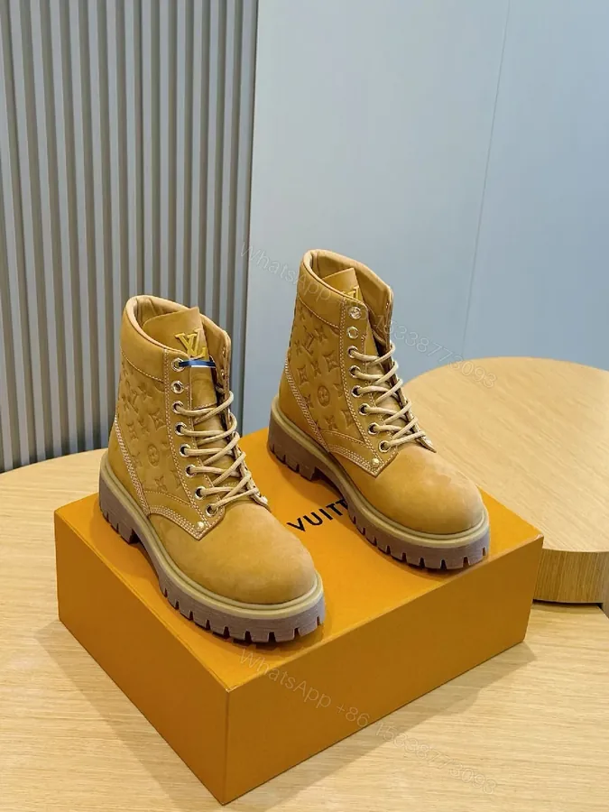 View 1 of Textured Leather Boots: Rugged Comfort, All-Day Style
