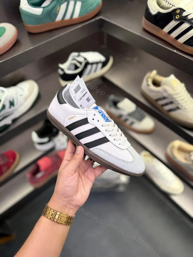 View 1 of ADIDAS ORIGINALS SAMBA BASIC WHITE