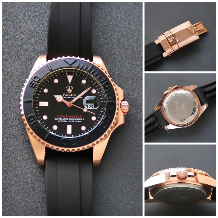 View 1 of FIRST COPY Rolex Oyster perpetual Yach Master Battery Watch