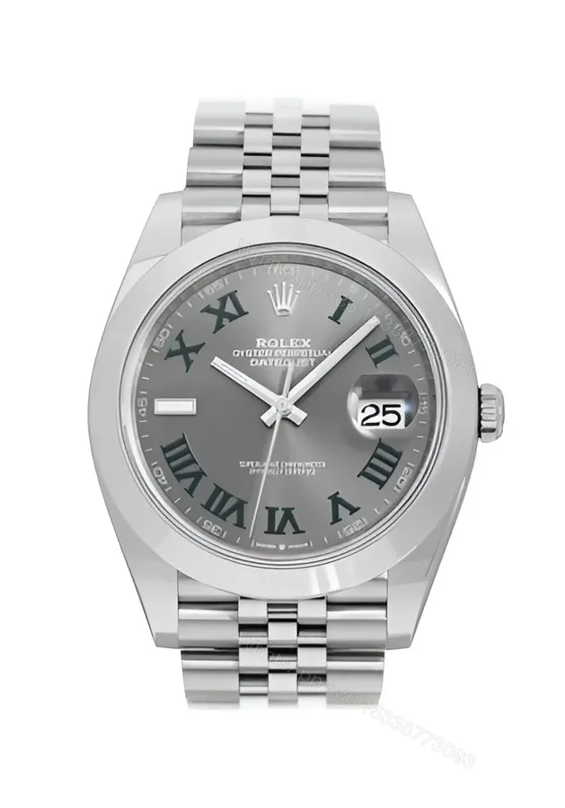 View 1 of Rolex Datejust Rhodium Dial 126300 “Wimbledon” Jubilee 41 mm