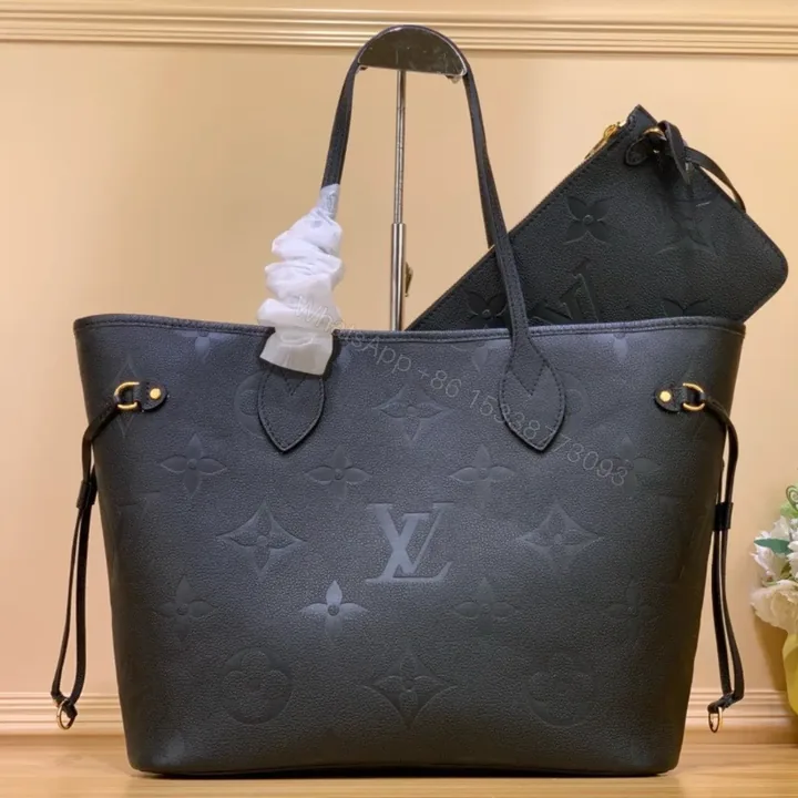 View 1 of Louis Vuitton LV Never Full Black Handbags 32x29x17cm