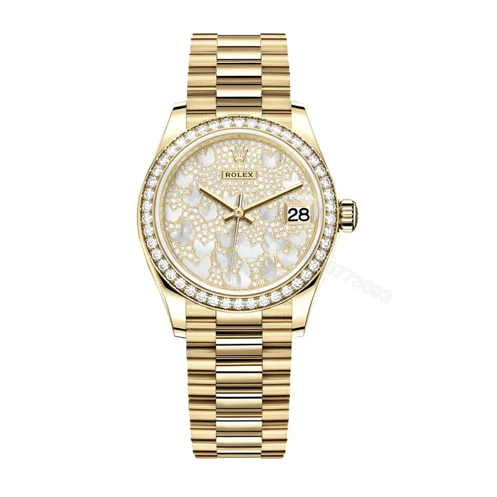 View 1 of Rolex Datejust 278288RBR Diamond Mother Pearl Butterfly Dial Replica
