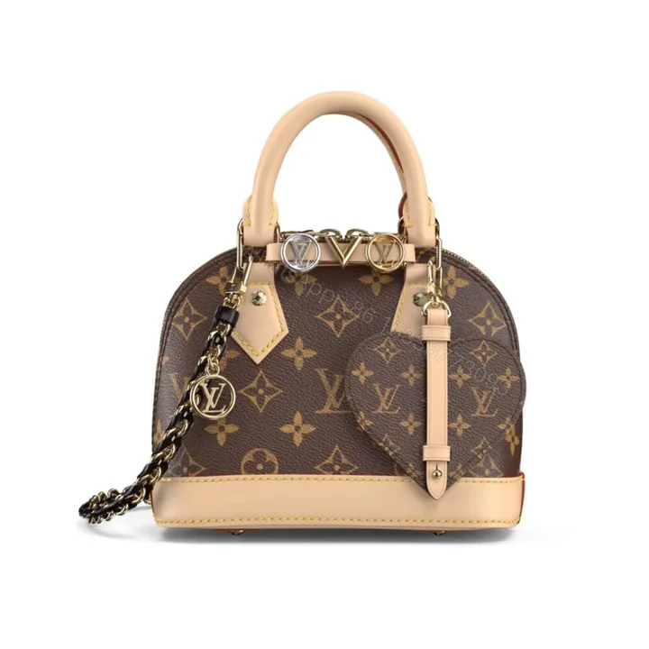 View 1 of Louis Vuitton Alma Mini LV And I Monogram Brown 25Cm K00016