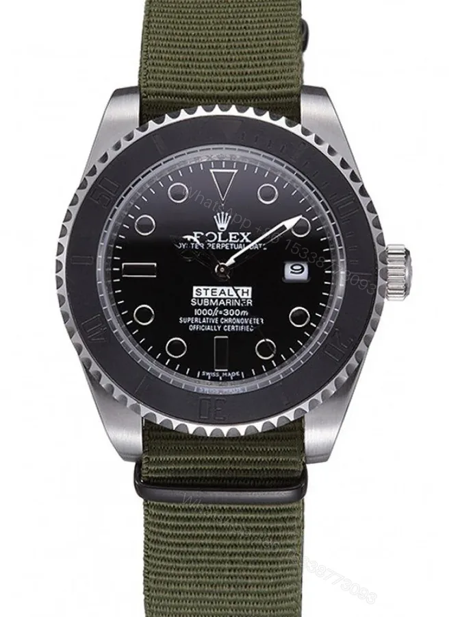 View 1 of Replica Rolex Submariner Black Dial 621990
