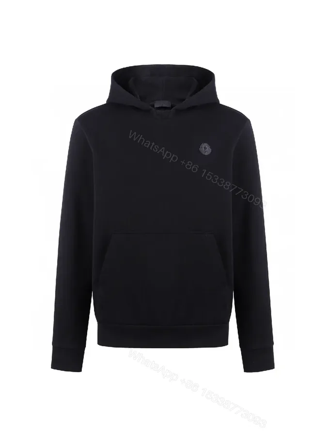 View 1 of Minimalist Black Hoodie: Premium Comfort & Subtle Logo