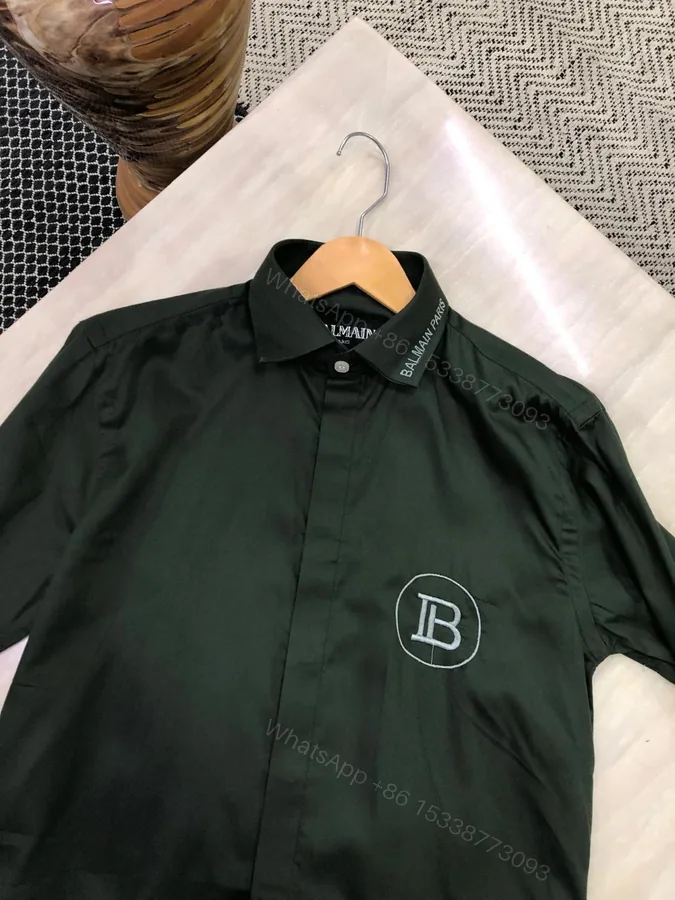 View 1 of FIRST COPY BALMAIN COTTON LYCRA SHIRTS SATIN SHIRTS