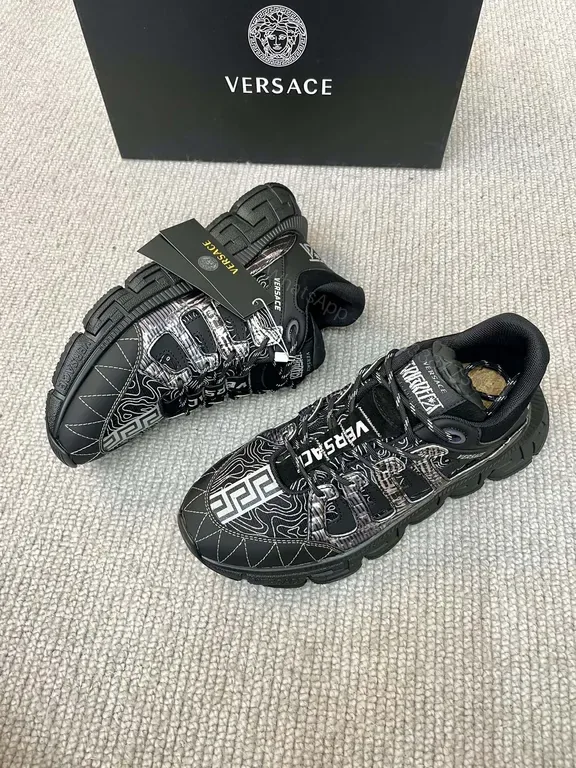 View 1 of Monochrome Mosaic High-Tops: Luxury Comfort Sneakers