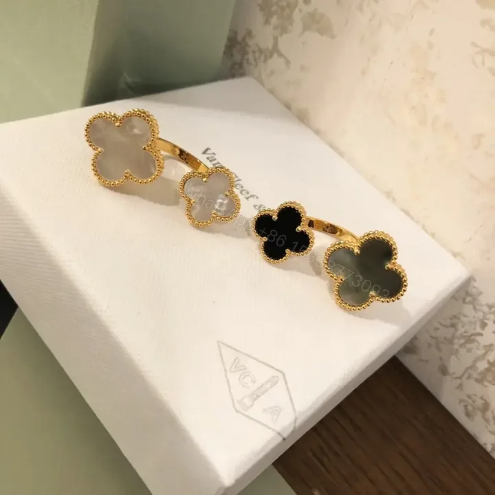 View 1 of 高仿首飾VanCleef&Arpels*RN05500貝母四葉草戒指