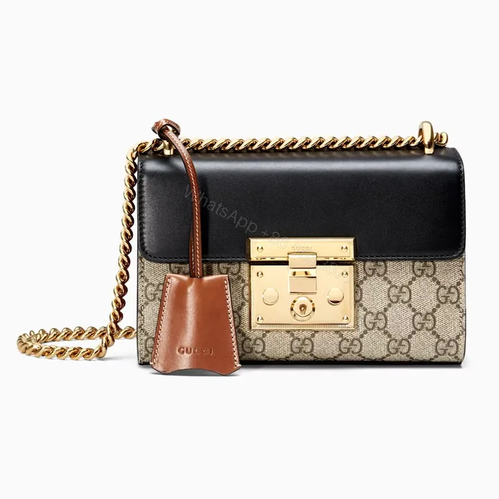 View 1 of FIRST COPY Gucci padlock shoulder bag