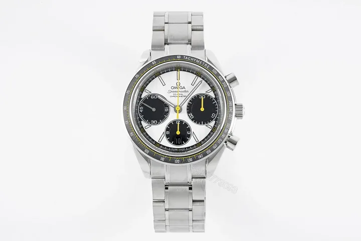 View 1 of Omega Speedmaster Series 326.32.40.50.06.001 Multifunction Chronograph Watch Silver with Black and White Dial Stainless Steel Bracelet