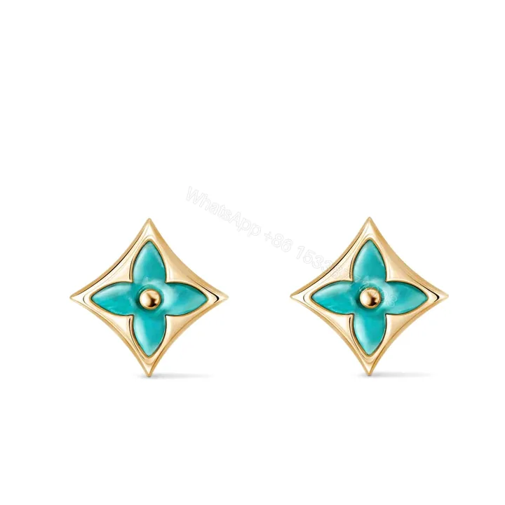 View 1 of LOUIS VUITTON COLOR BLOSSOM BB STAR EAR STUD YELLOW GOLD Q16641