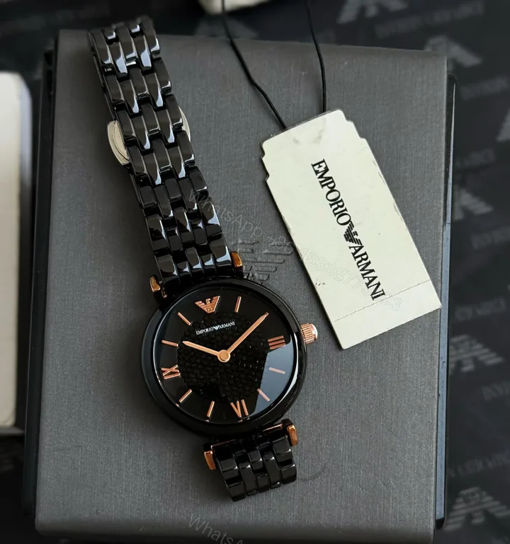 View 1 of Emporio Armani Black Ceramic