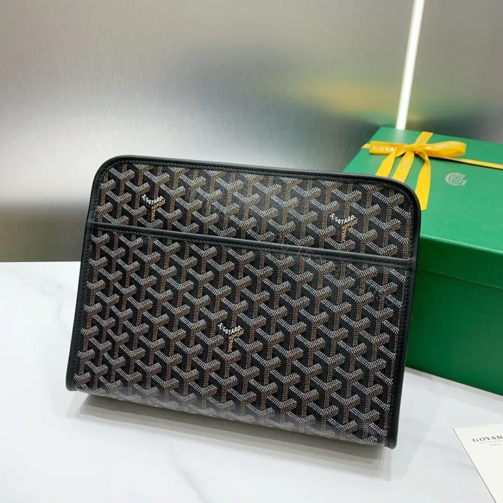 View 1 of 高仿Goyard*JOUVEM1多功能洗漱手拿包黑色大號免檢版