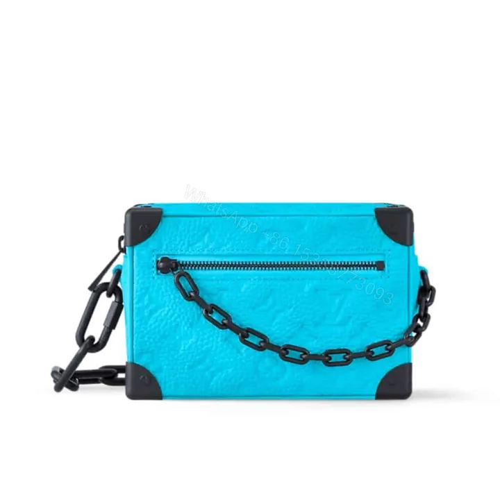 View 1 of Louis Vuitton Mini Soft Trunk Turquoise 18Cm M11673