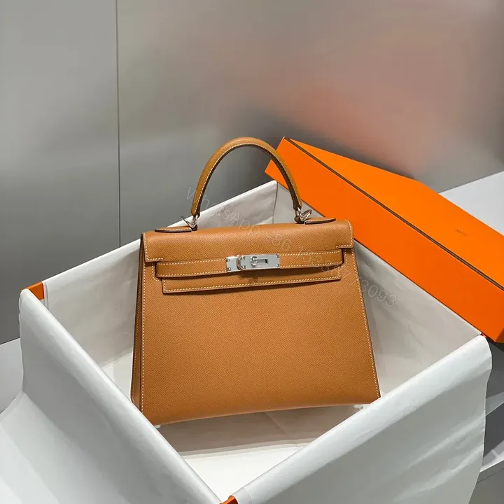 View 1 of HN 28CM IN GOLD EPSOM PALLADIUM HARDWARE