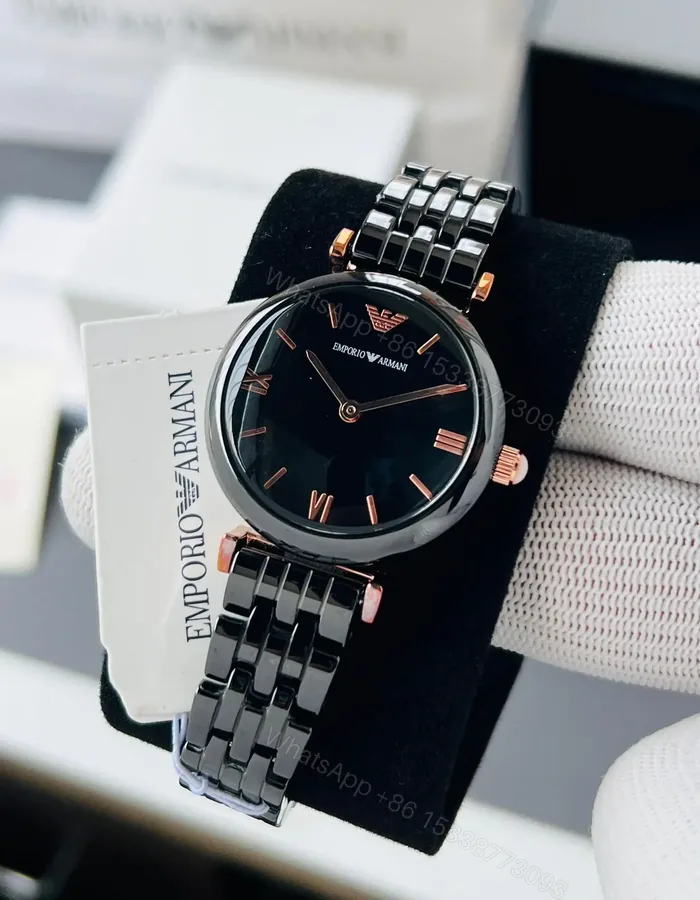 View 1 of Emporio Armani Classic Black Ceramic