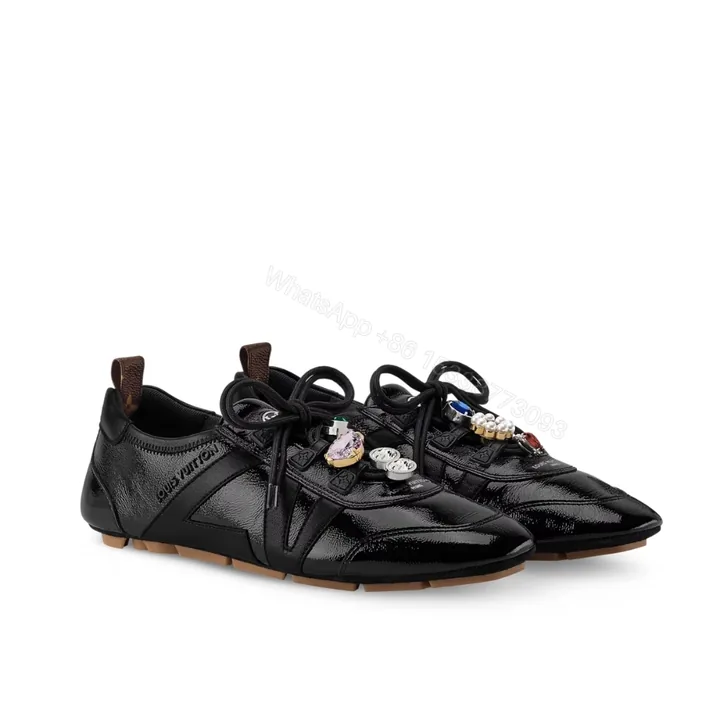 View 1 of Louis Vuitton Lv Sneakerina Black 1Aiver
