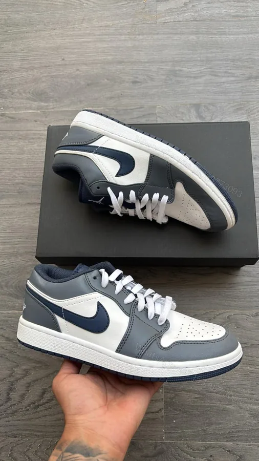 View 1 of FIRST COPY Jordan cut low grey blue