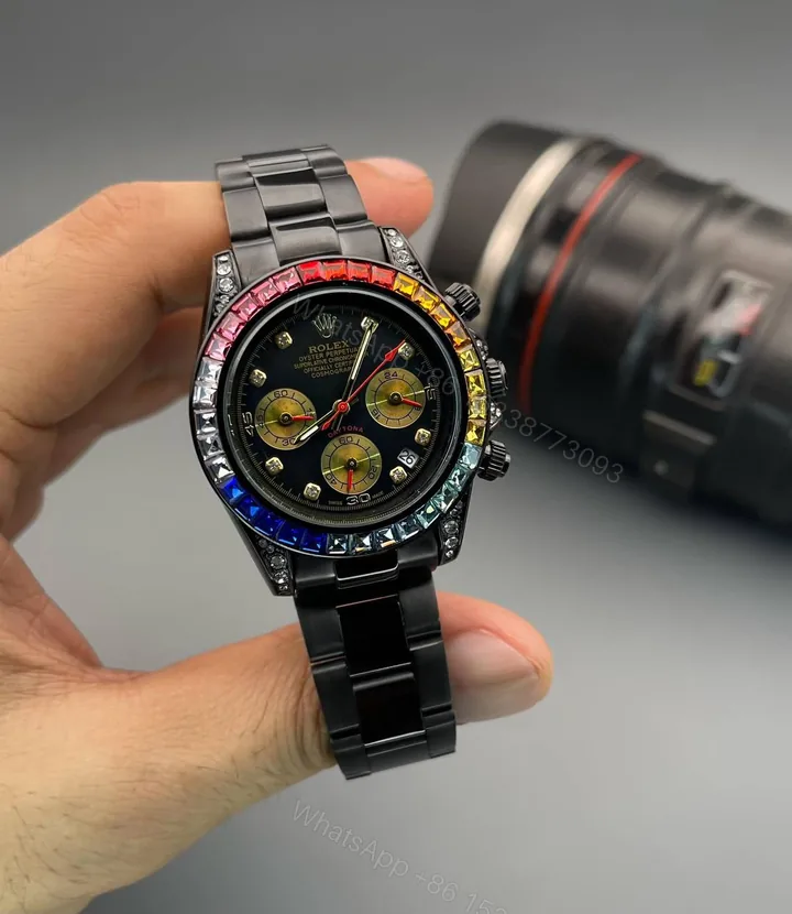 View 1 of Rolex Rainbow Black Dial Quartz 41mm