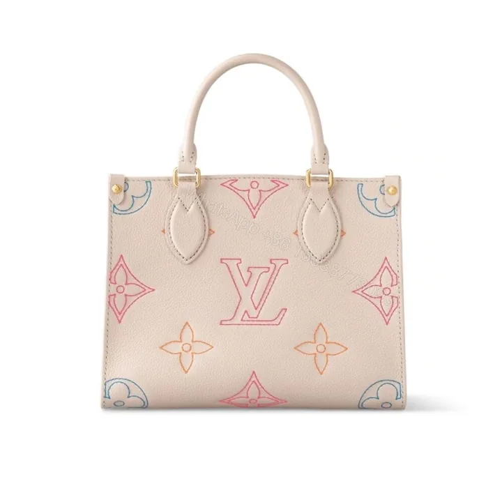 View 1 of Louis Vuitton Onthego PM Handbag Beige 25Cm M46629