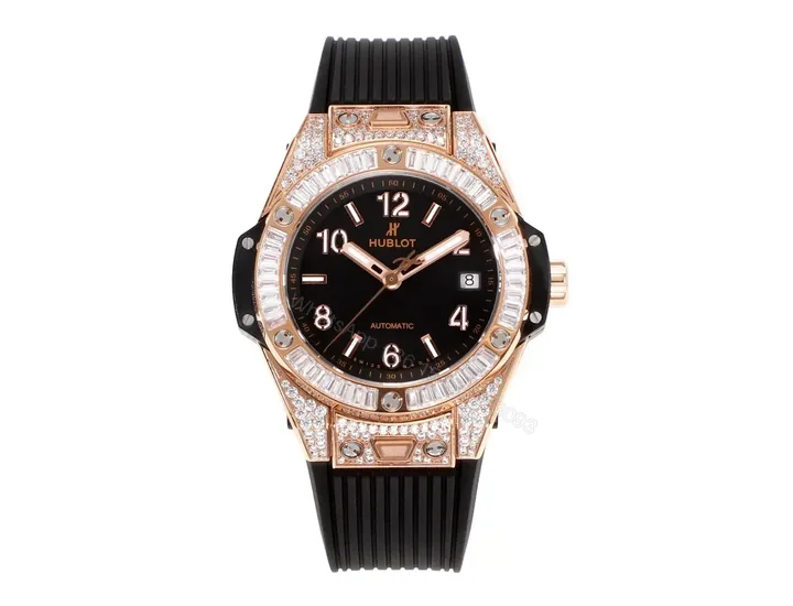 View 1 of Hublot Big Bang Rose Gold Black Watch