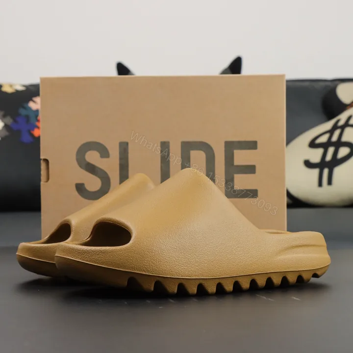 View 1 of UA Yeezy Slide “Ochre” Reps
