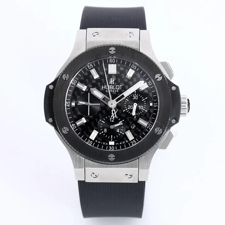 View 1 of JB Factory Hublot Big Bang Black Rubber Strap Watch