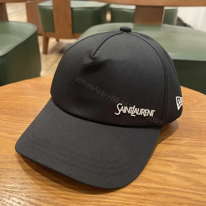 View 1 of Structured Black Cap - Subtle Luxury, Everyday Confidence