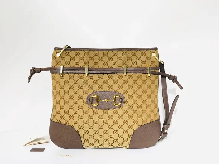 View 1 of GUCCI GHW Horsebit 1955 Shoulder Bag