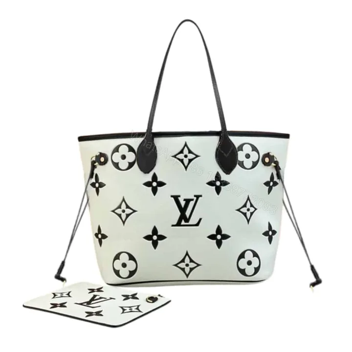 View 1 of Louis Vuitton Neverfull MM Begie And Black 31Cm M46039