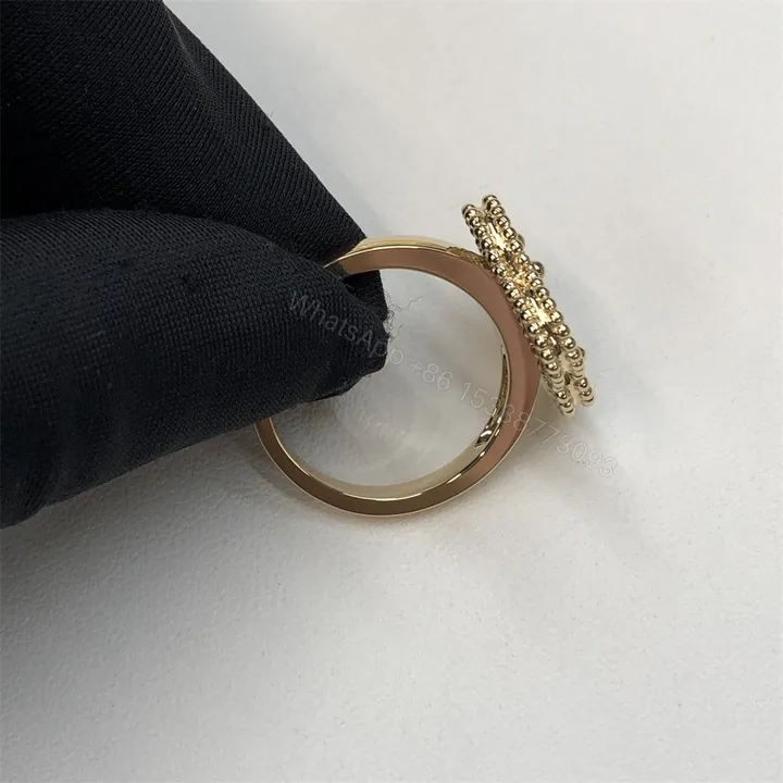View 1 of Van Cleef & Arpels Yellow Gold Magic Alhambra Ring Malachite VCARO3AV00