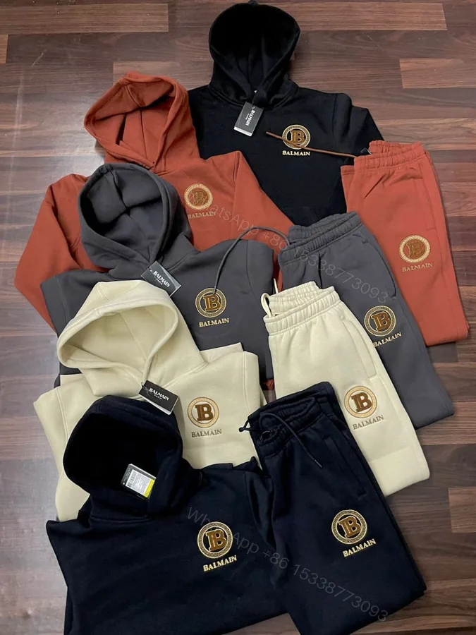View 1 of FIRST COPY BALMAIN EXCLUSIVE HOODIE TRACKSUIT