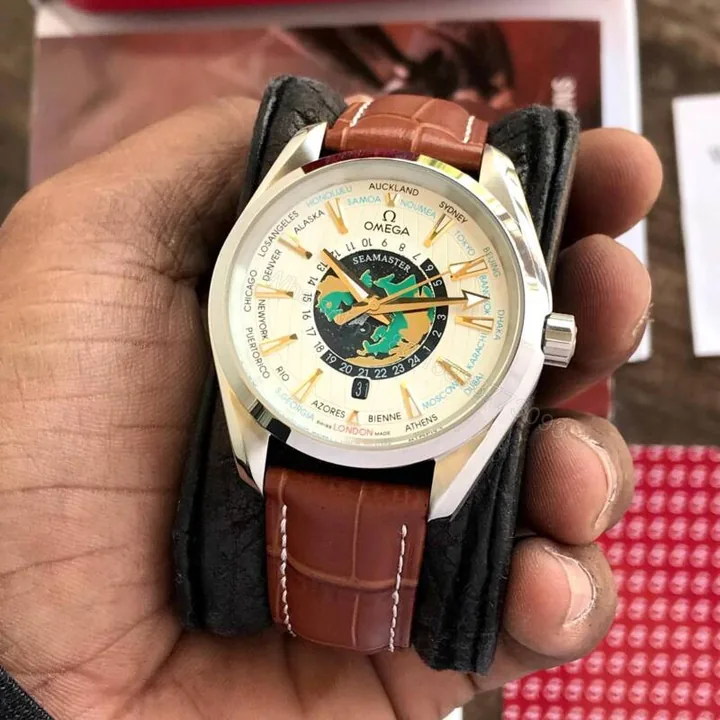 View 1 of Omega Seamaster Co-Axial Aquatera WorldMap White Dial Automatic 40mm
