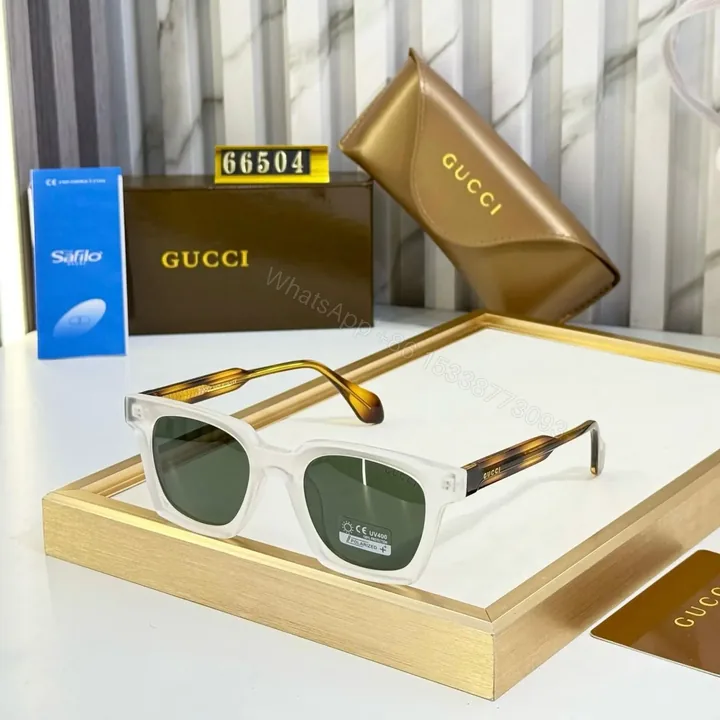View 1 of Gucci Wayfarer Sunglasses Black UV Protection
