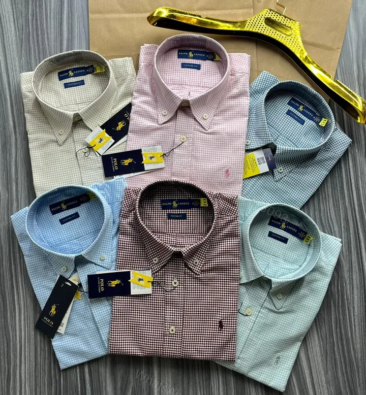 View 1 of FIRST COPY RALPH LAUREN PIN CHECK SHIRT