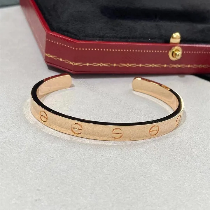 View 1 of Cartier 18K Gold Open Cuff Love Bracelet B6032517