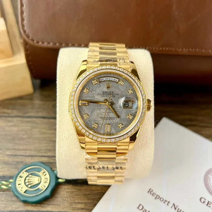 View 1 of Day-Date 36mm Super Clone Meteorite Dial